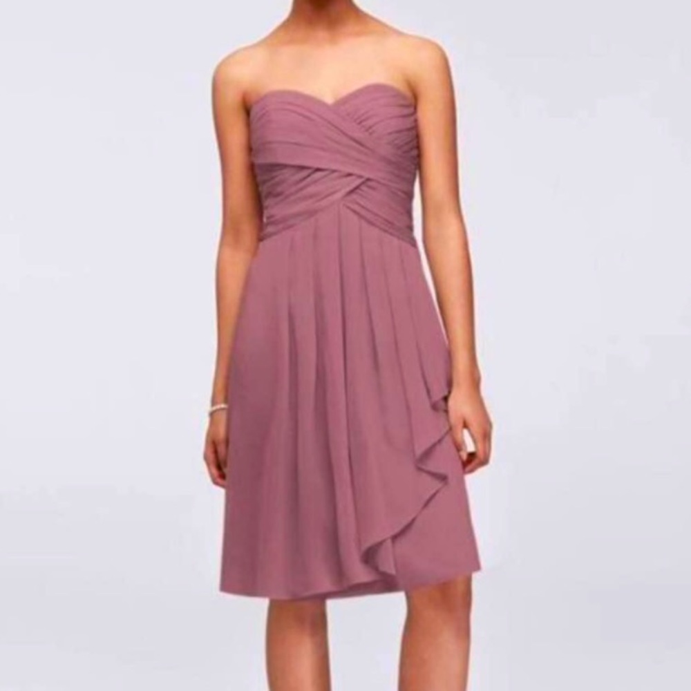 David’s Bridal Chiffon Dress Party Prom Bridesmaid